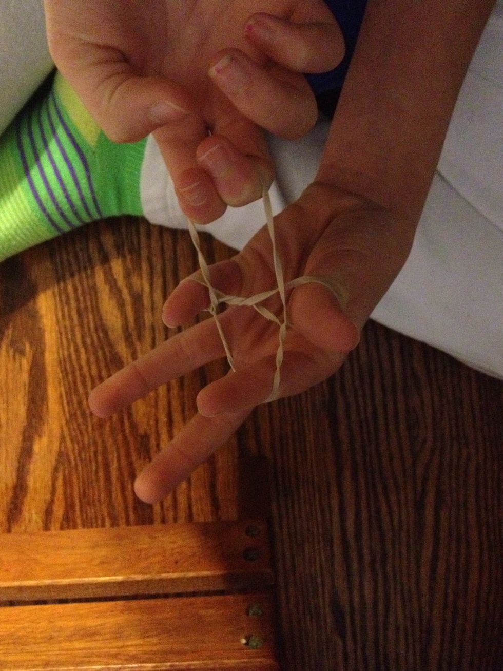 How to make a double rubber band star (sequel) B+C Guides