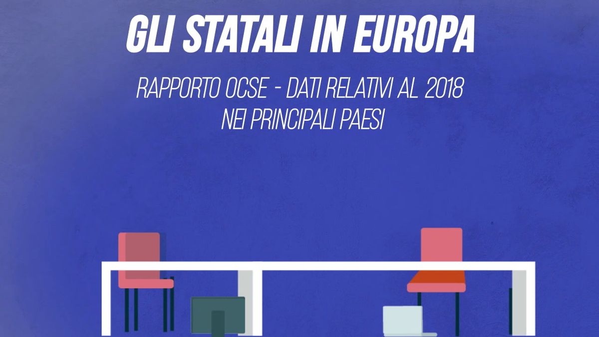 Il Paese con più impiegati statali in Europa è la Francia