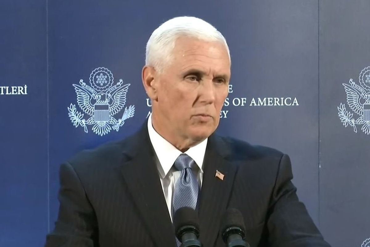 Mike Pence Lies About Soleimani, 9/11 in Plain Sight Of Mother, Bible, Half-Eaten Apple Pie