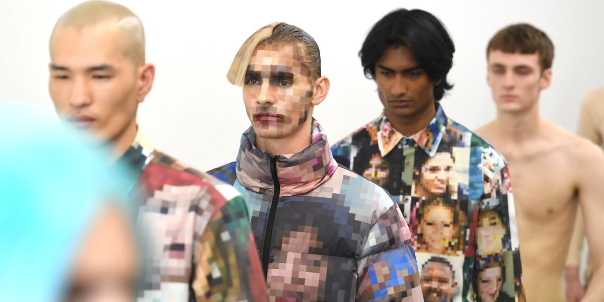 Xander Zhou Had Models In Pixelated Faces And Underwear Paper