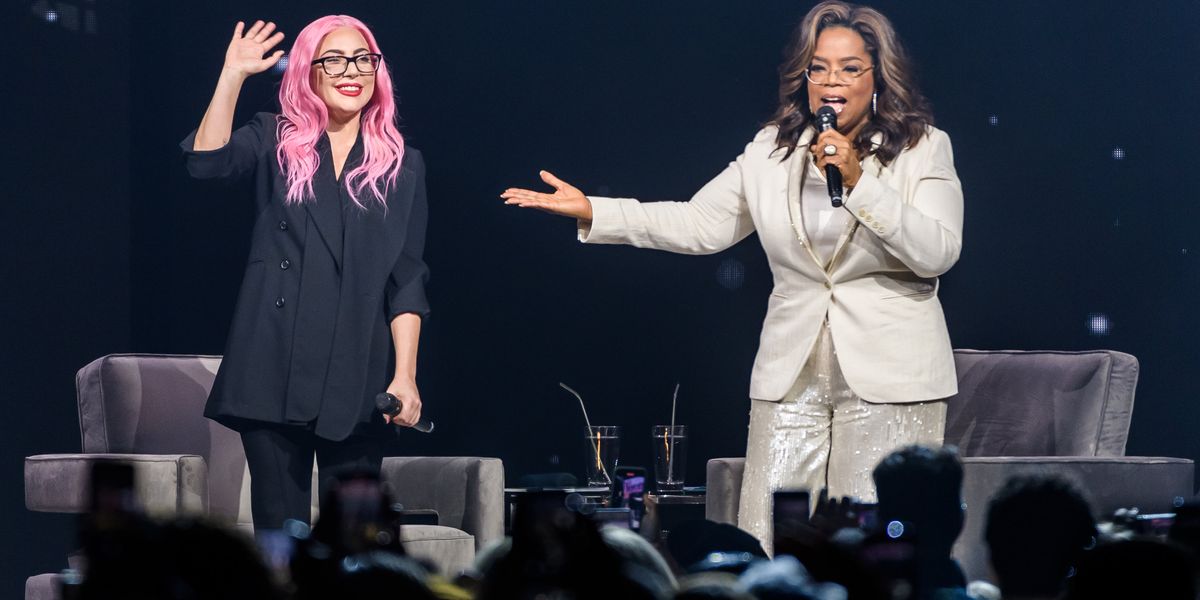Oprah and Lady Gaga Cry During Backstage Meeting