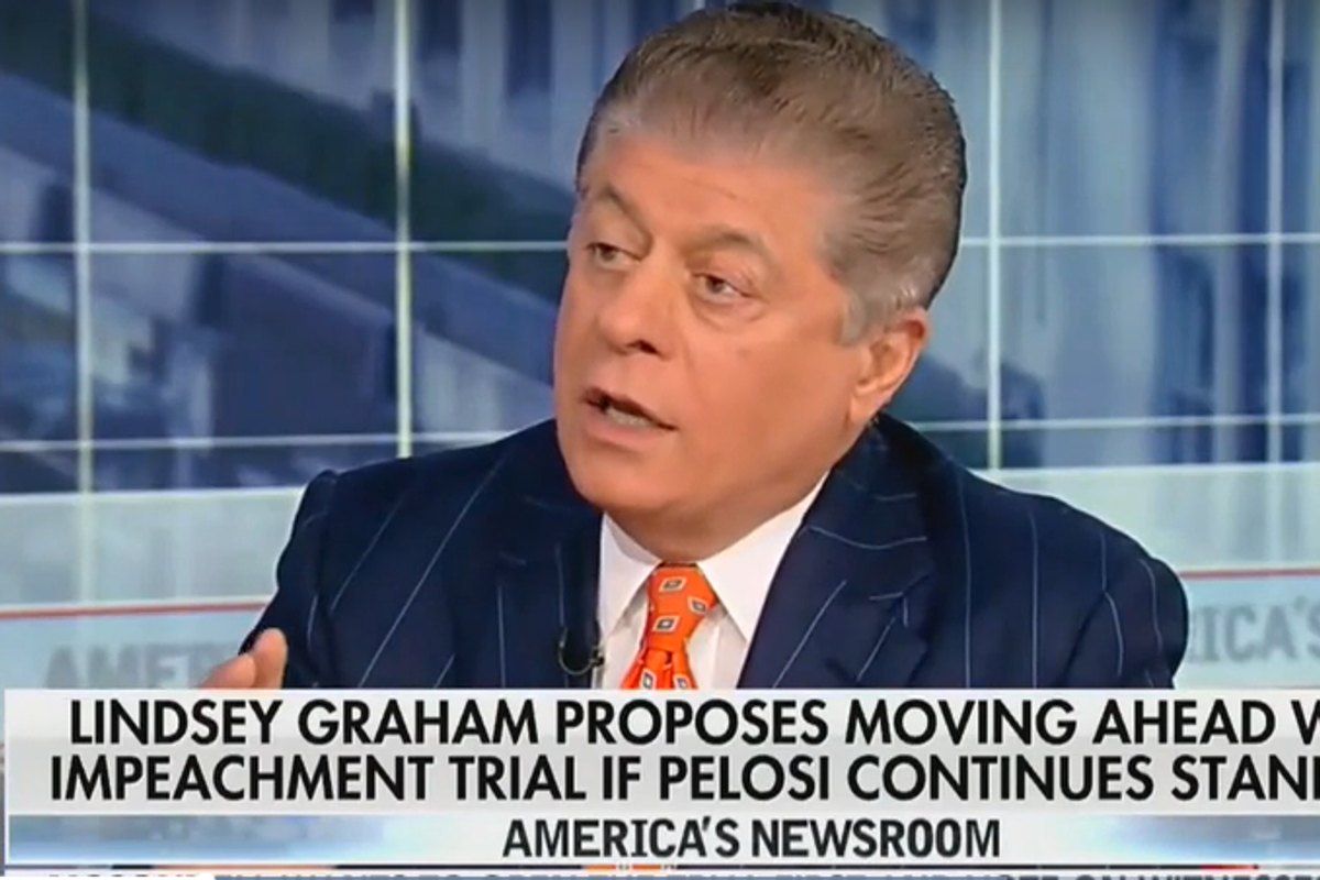 Fox News Judge Just Saying IMPEACH THE MOTHERF*CKER AGAIN!