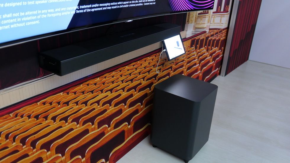 LG Bar 9.1 and subwoofer