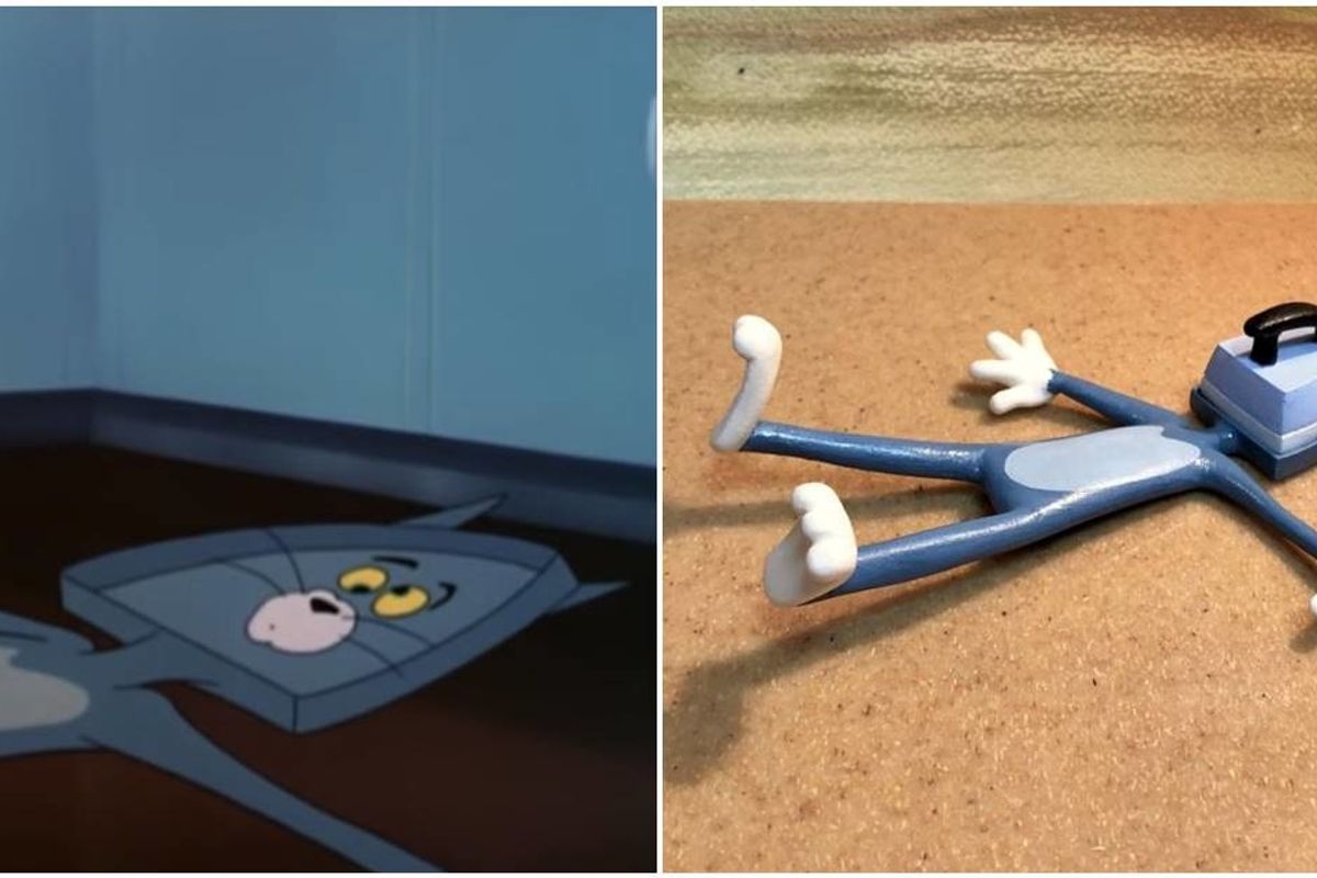 Japanese artist makes incredible sculptures of 'Tom and Jerry's' most absurd scenes