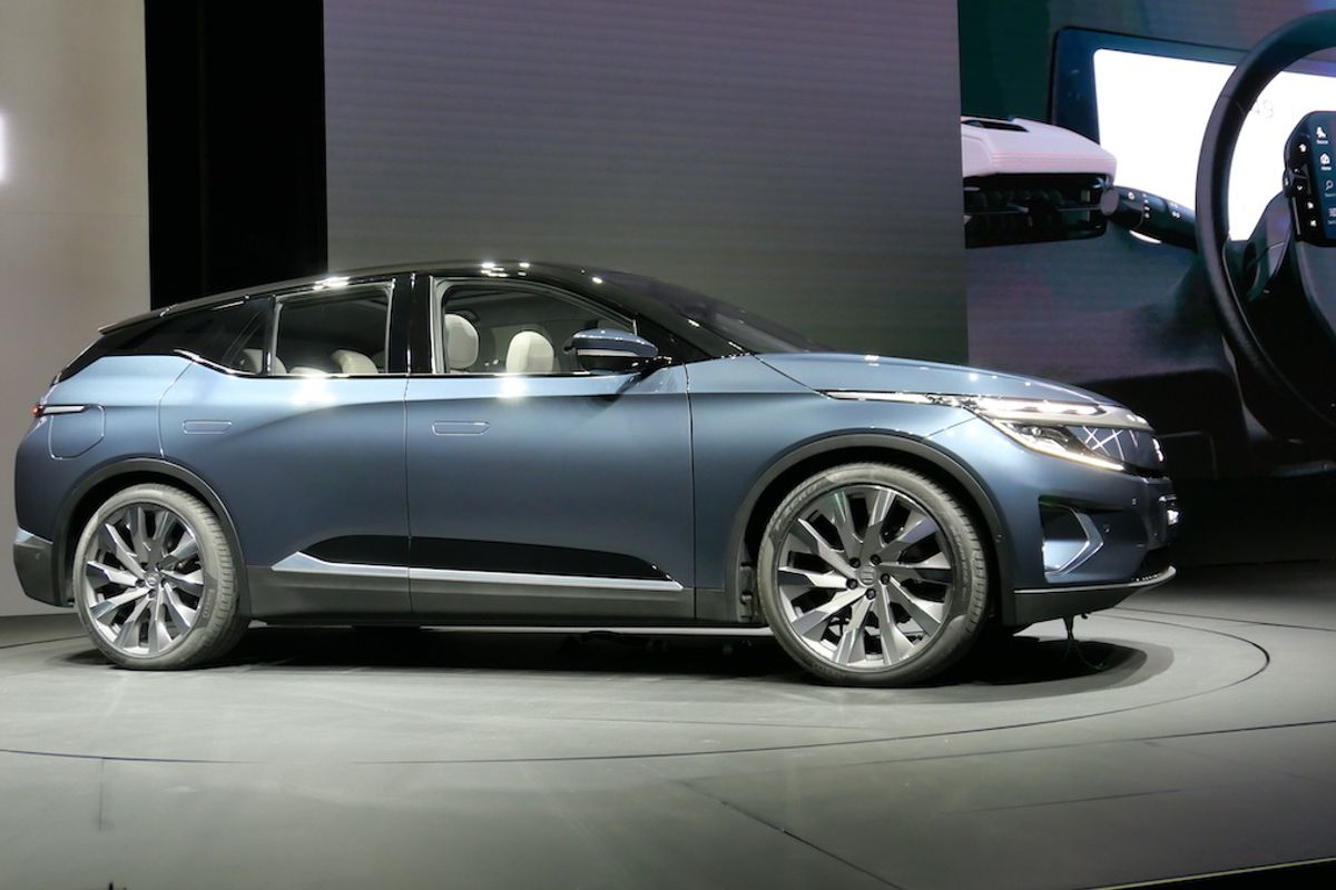 Byton M-Byte car at CES technology show