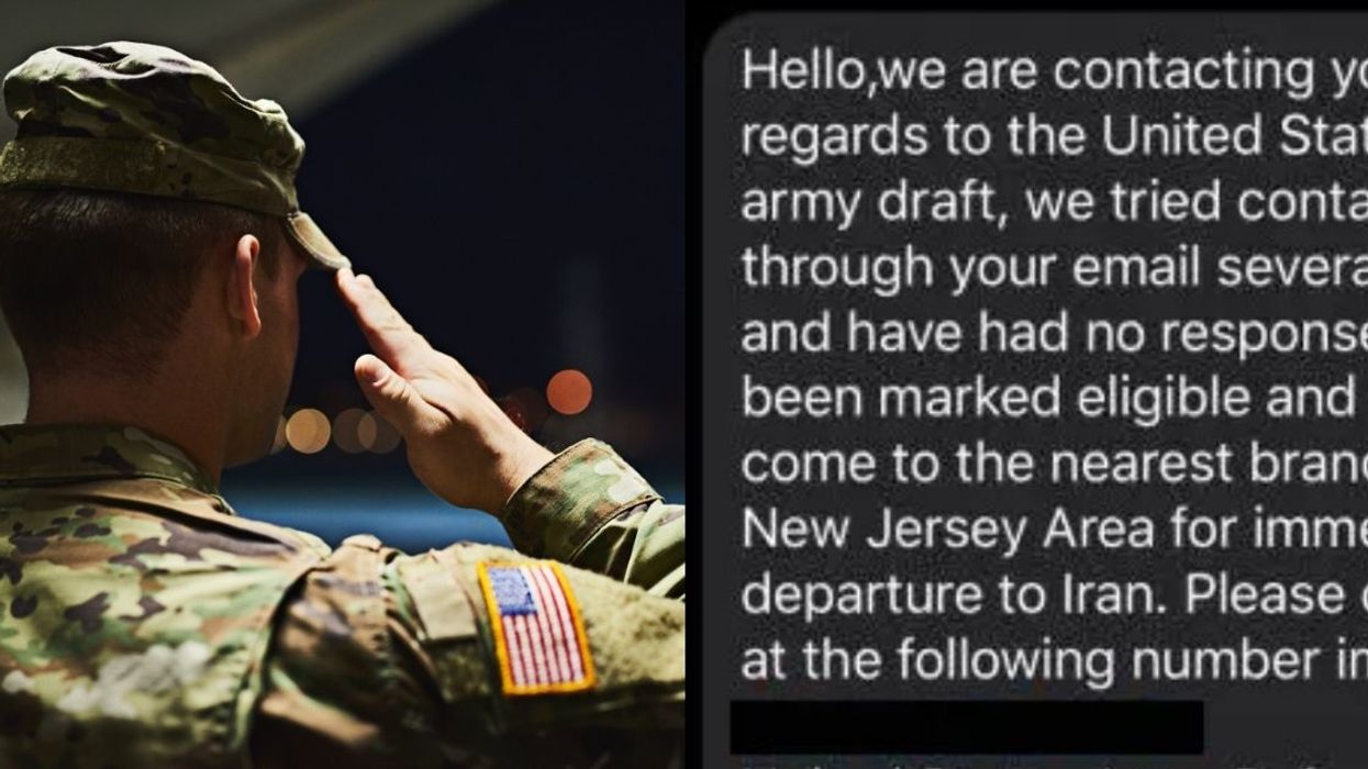 U.S. Army Issues 'Fact Check' Warning After People Receive Texts Telling Them They've Been Drafted For War With Iran