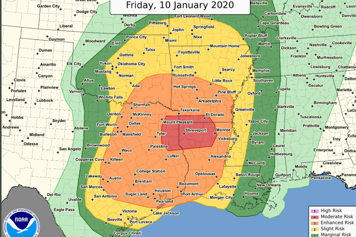 WeatherMap: Severe storms Friday Night