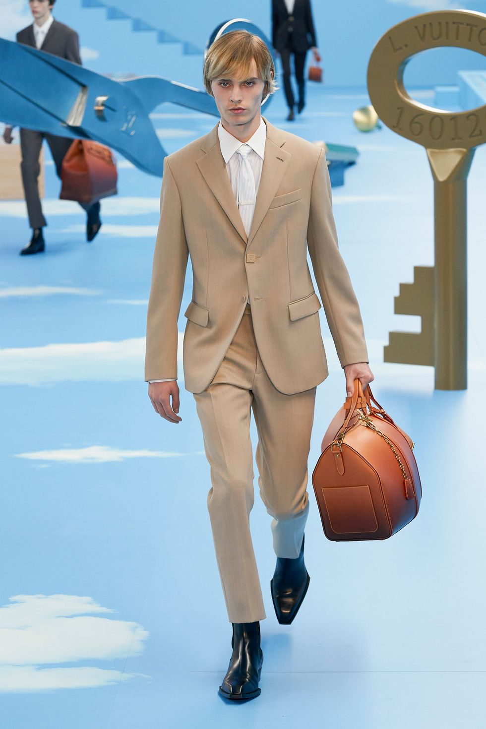 Cotton Louis Vuitton Men Suits
