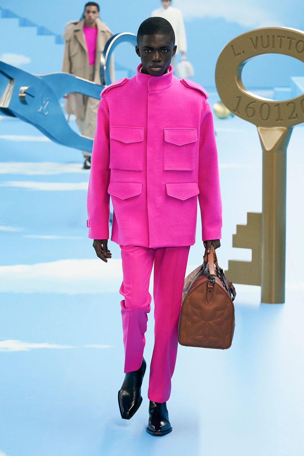 Virgil Abloh Made Playful Suits for Louis Vuitton Fall 2020 - PAPER Magazine