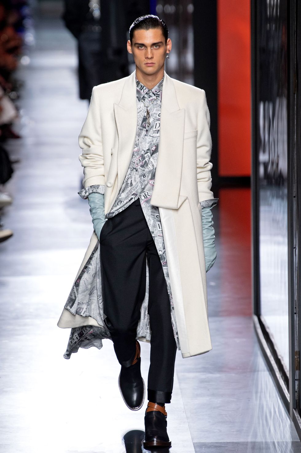 Dior Pays Tribute to Punk Iconoclast, Judy Blame in Men's Fall