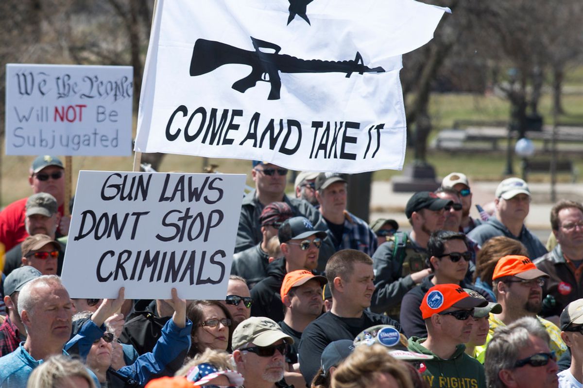 Gun Nuts And Nazis Descend On Virginia To Protest Entirely Reasonable Gun Control Laws