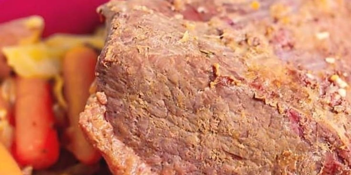 Effortless Crock Pot Apple Cider Corned Beef And Cabbage My Recipe Magic