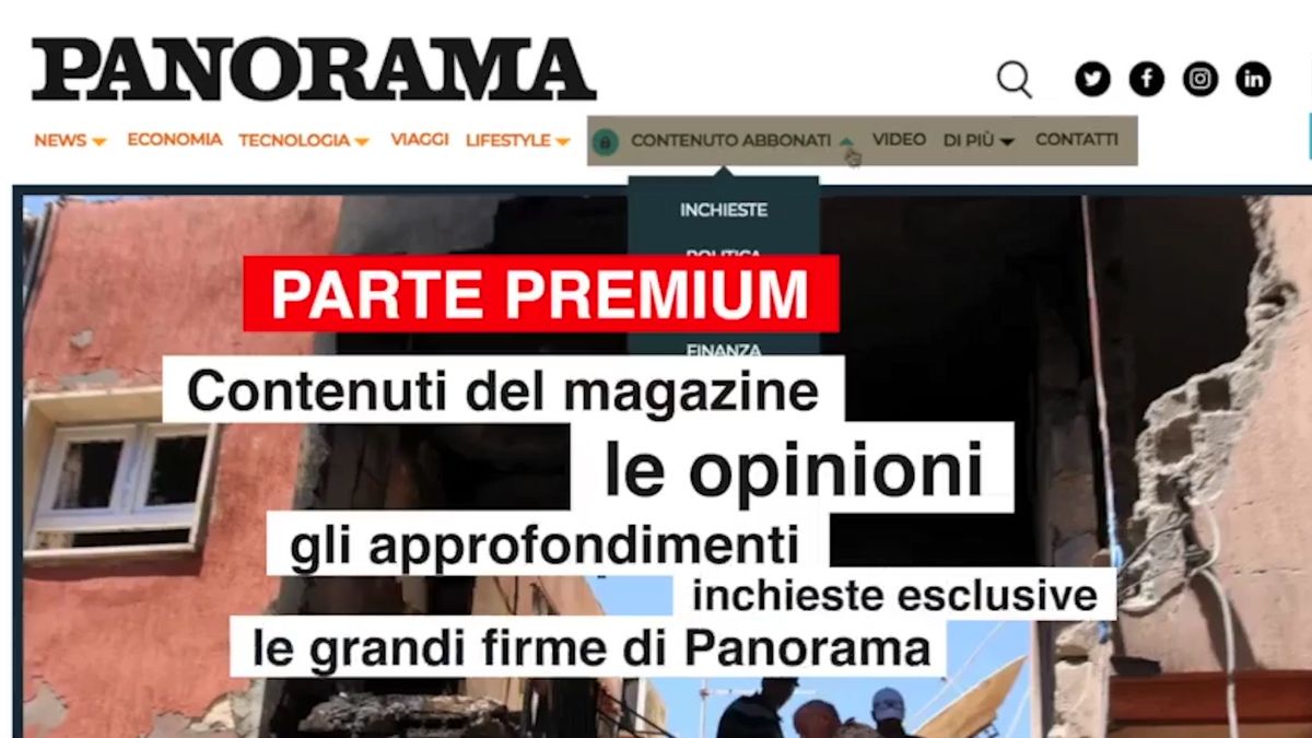 Nel Web c’è un «Panorama» tutto nuovo