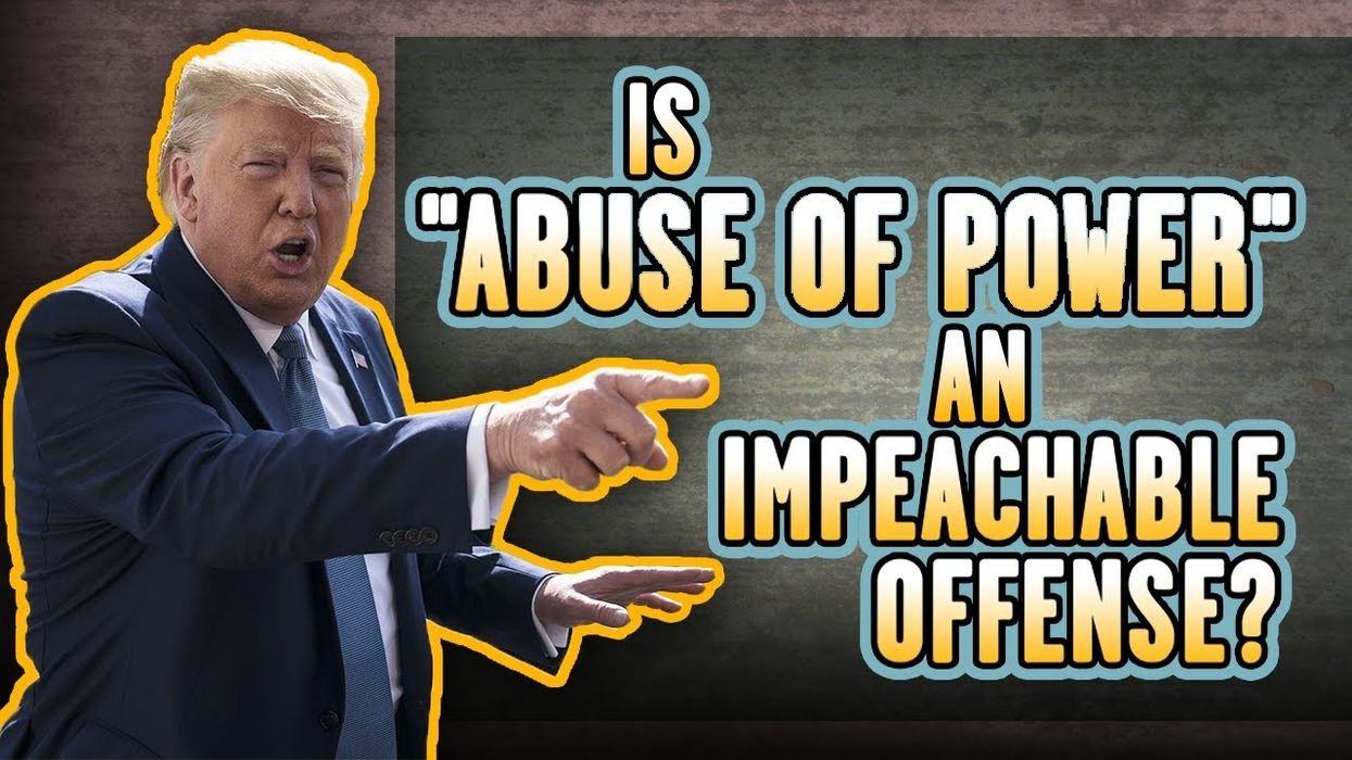 TRUMP LAWYER ALAN DERSHOWITZ: Impeachment explained, and why abuse of power is NOT a valid offense