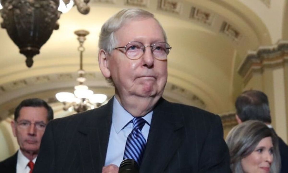 Mitch McConnell Is Getting Slammed for His Bonkers New Impeachment Rules Designed to Cover Up the Trial