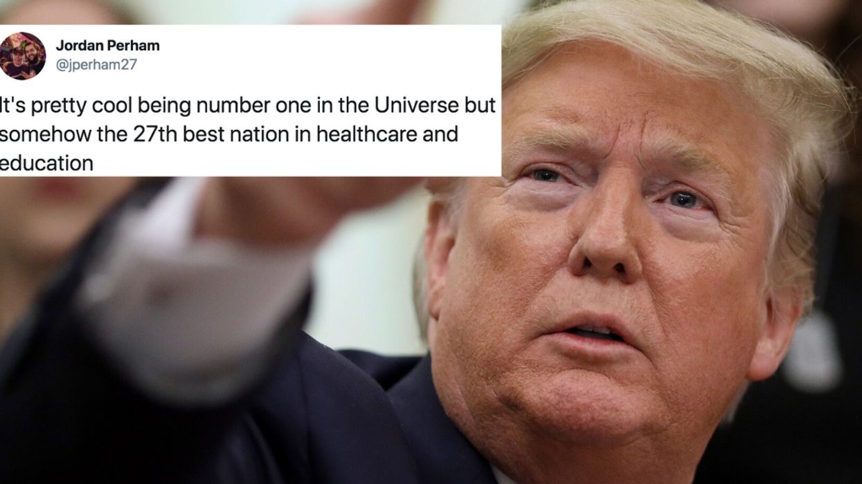 Trump Is Getting Roasted After Bragging That America Is 'Now Number One In The Universe'