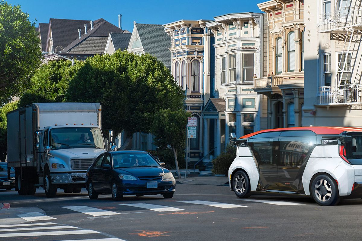 GM Cruise Origin driverless minivan