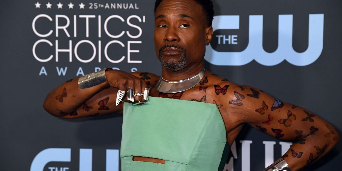 Billy Porter Brings Butterfly Tattoos to the Red Carpet