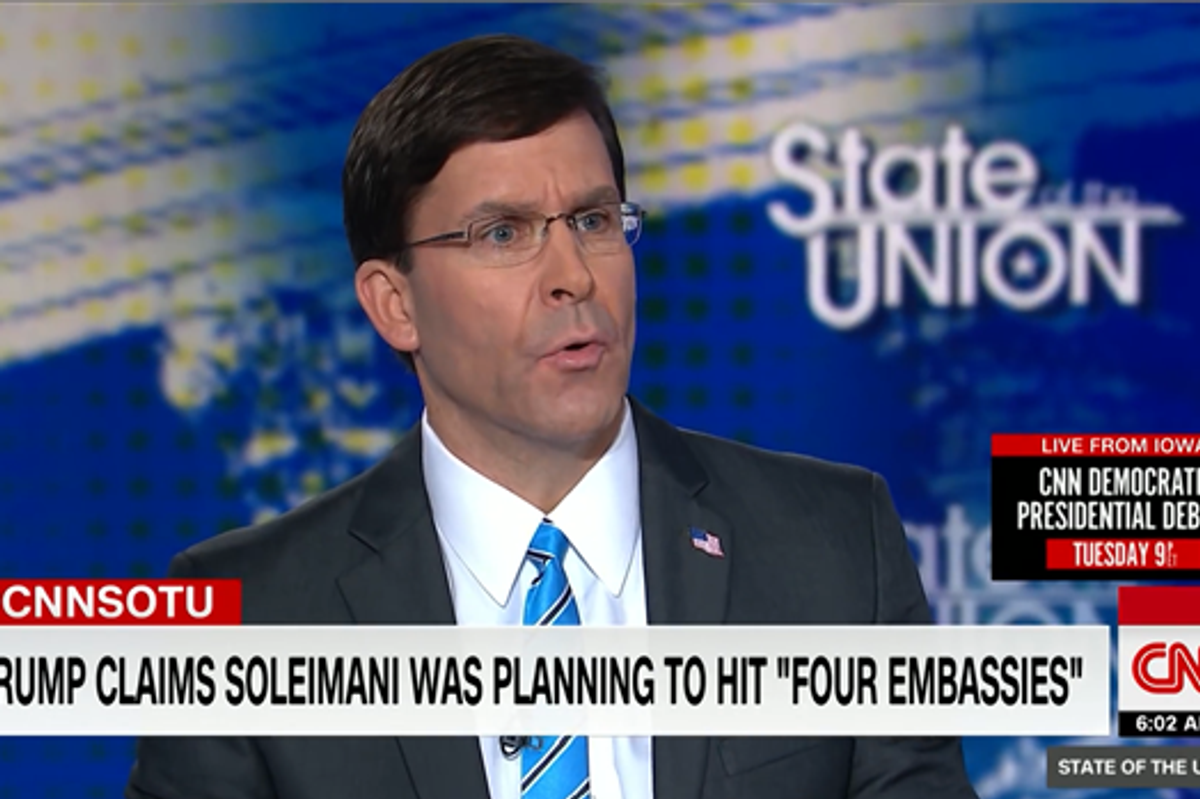 Mark Esper Has Measured Himself, And Found That He Is A Hero