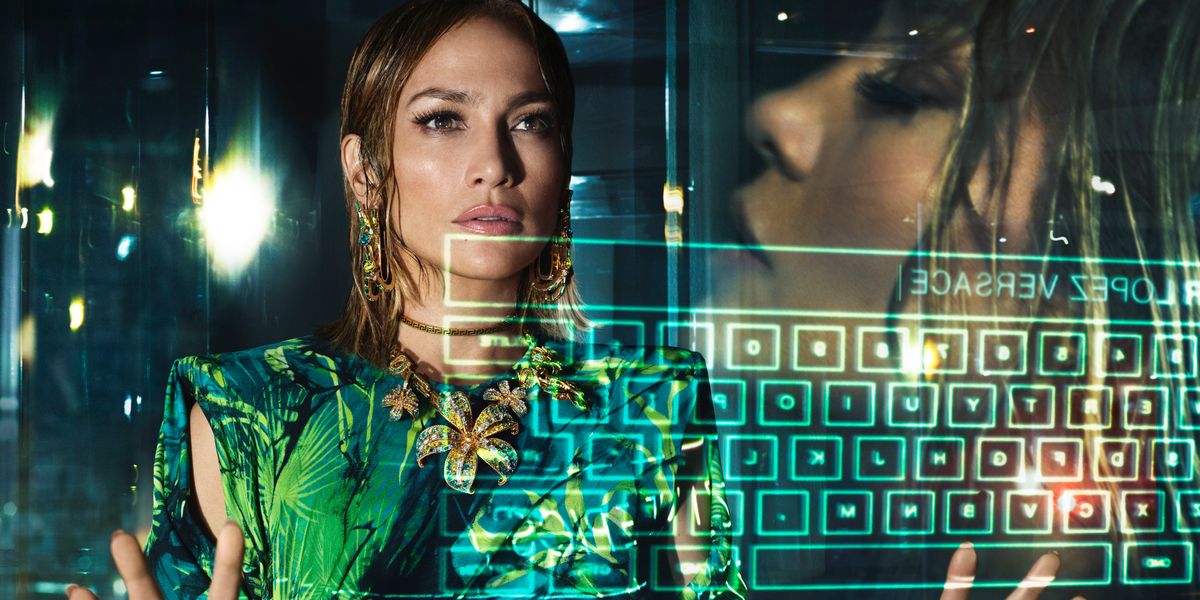 J.Lo Slips Back Into Jungle Prints for Versace