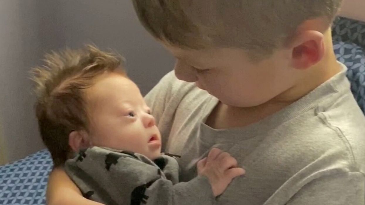 Six-Year-Old Boy Sings Justin Bieber Love Song To His Newborn Brother With Down Syndrome In Sweet Video