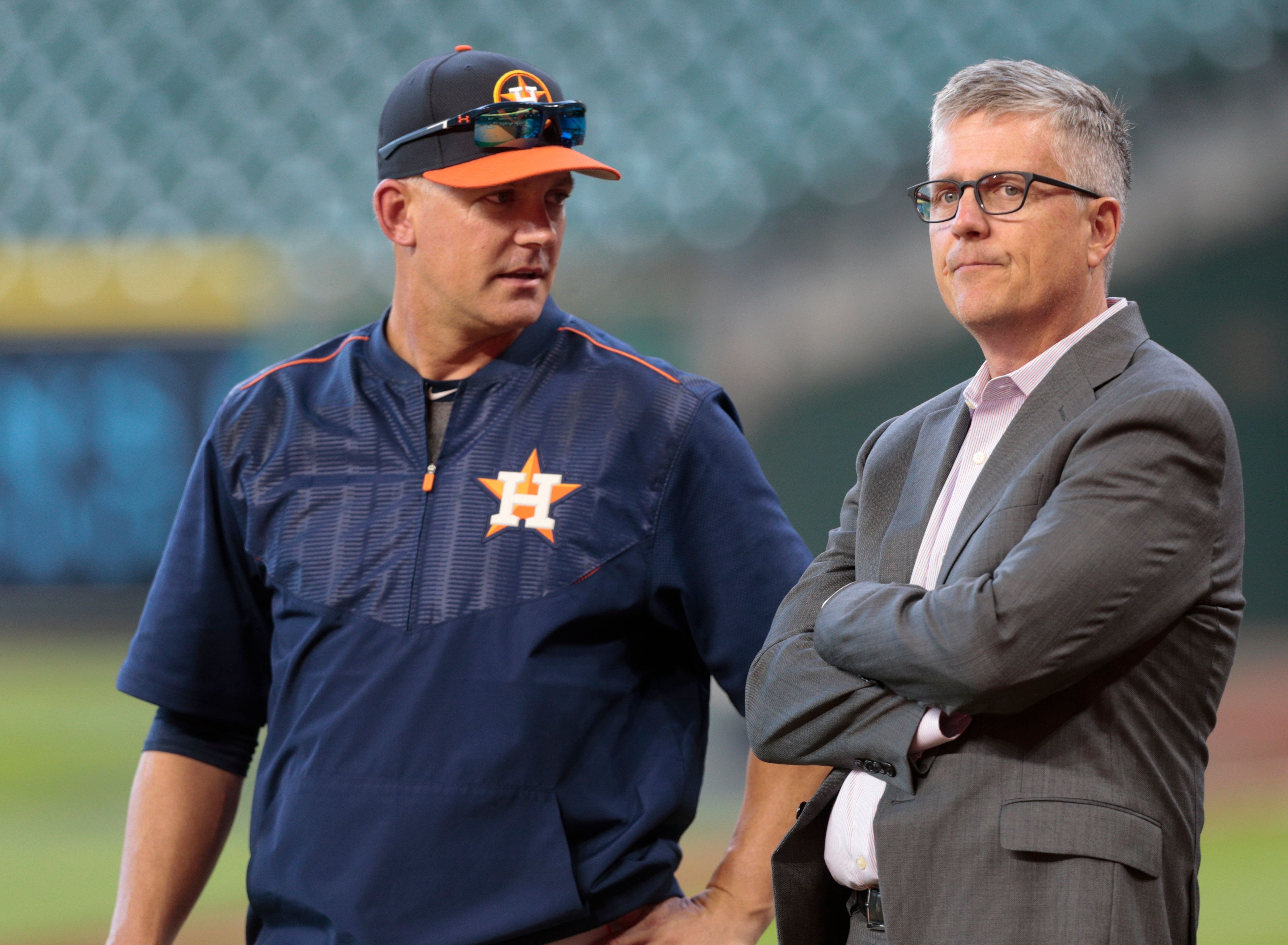 A.J. Hinch and Jeff Luhnow