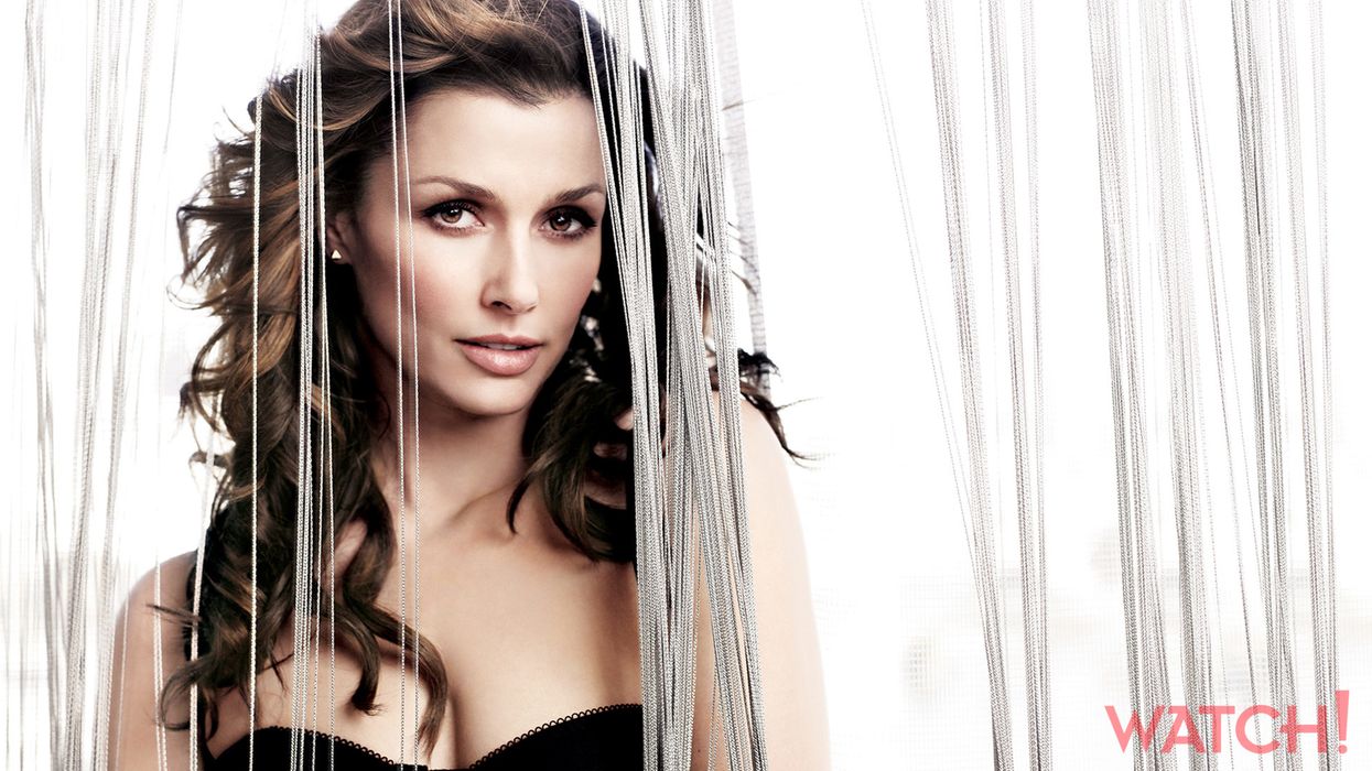 Bridget Moynahan in black top
