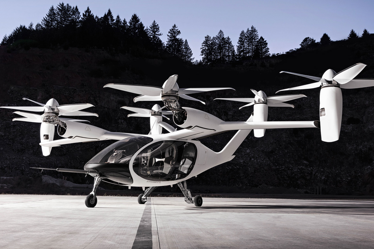 Joby Aviation electric flying taxi