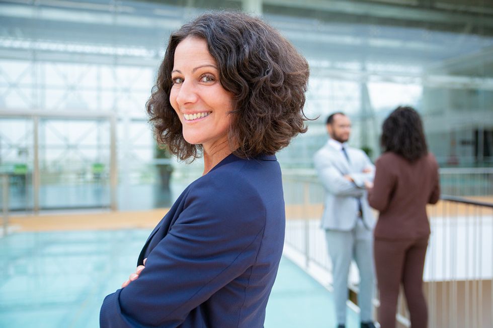 Professional woman improves her work-life balance by learning to say "no"