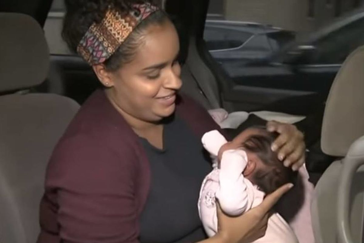 A mother was ticketed in New York City while breastfeeding her child in a parked car