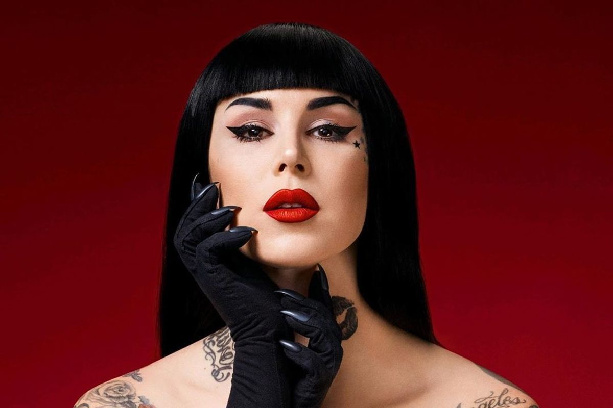 Kina Flock Celebrity Kat Von D Is Leaving Her Makeup Brand, Acquired by LVMH - PAPER
