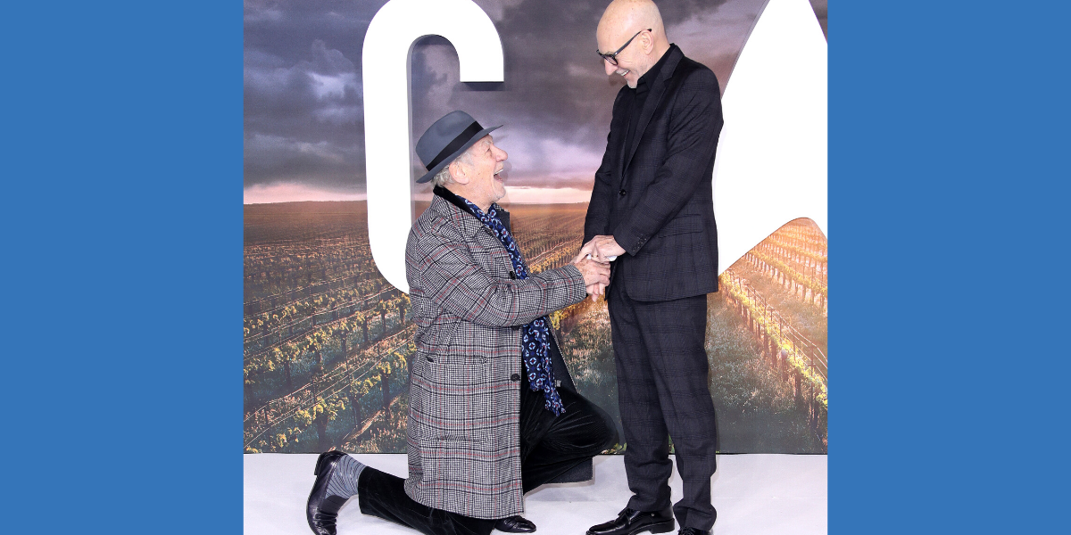 Ian Mckellen Just Proposed To Patrick Stewart On The Red Carpet And Then The Two Shared The Most Tender Of Kisses George Takei