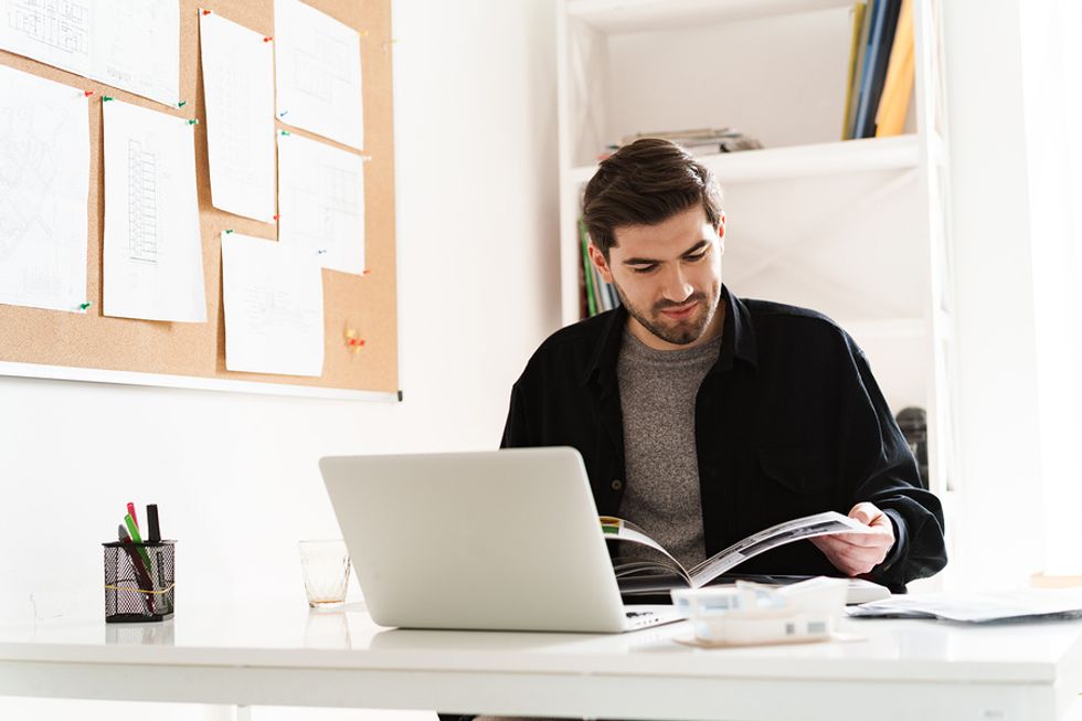 Successful man reads every day
