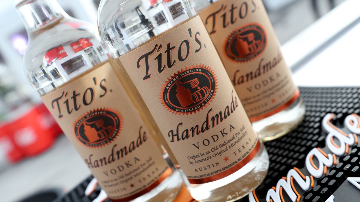 Texas-made Tito's Handmade Vodka is the top-selling spirit in America