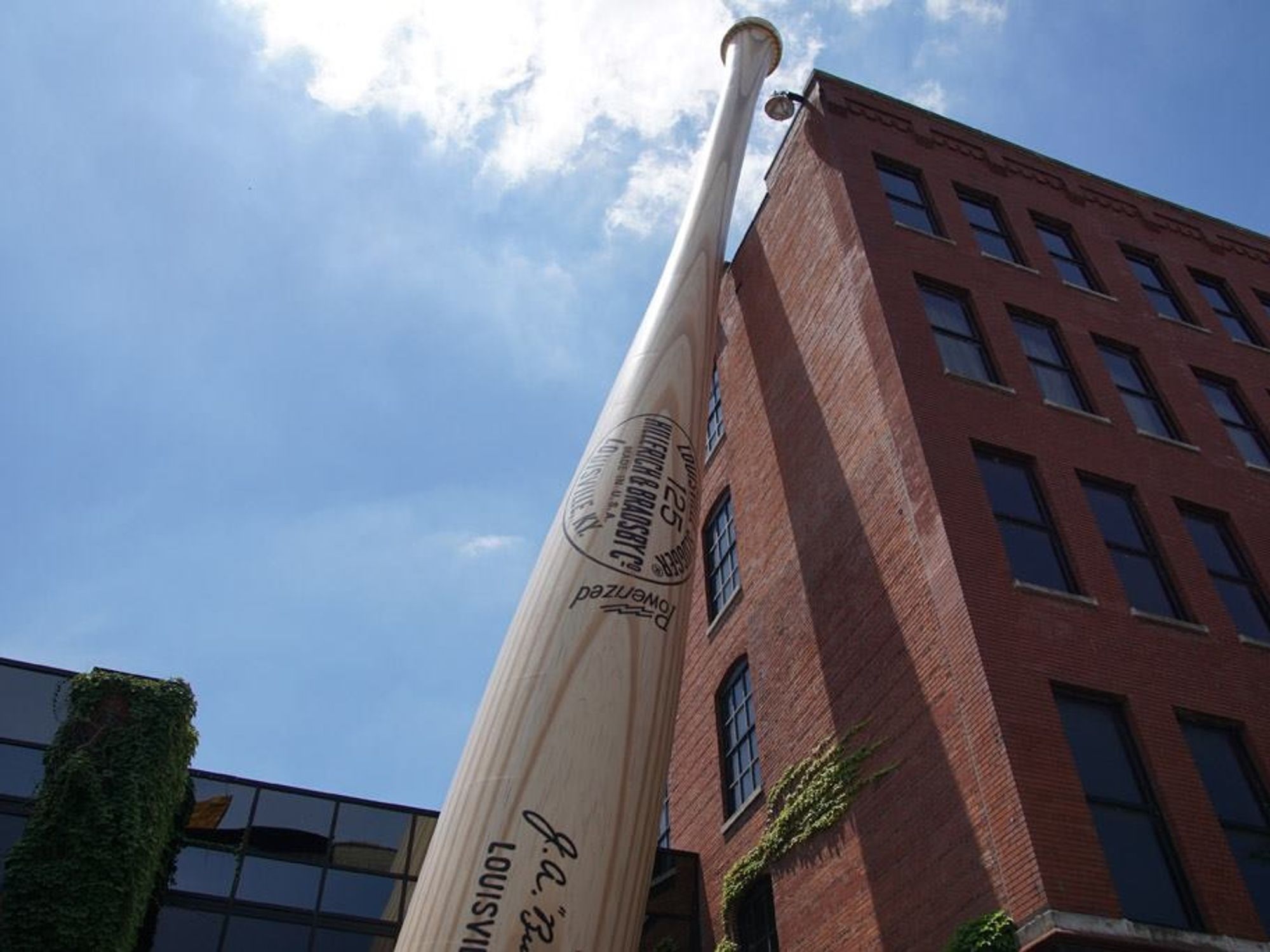 Babe Ruth Baseball Bat at Louisville Slugger Museum in Louisville, Kentucky