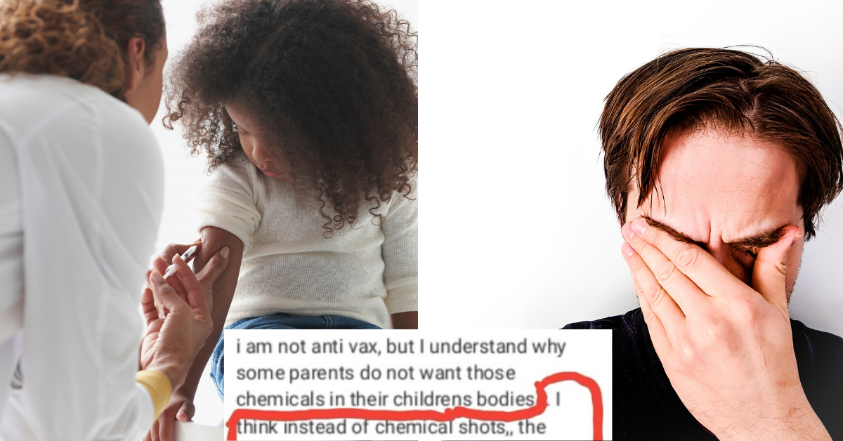 Anti-Vaxxer Posts Bold New Idea For Immunizing People, Doesn't Realize It's Exactly What Vaccines Already Are