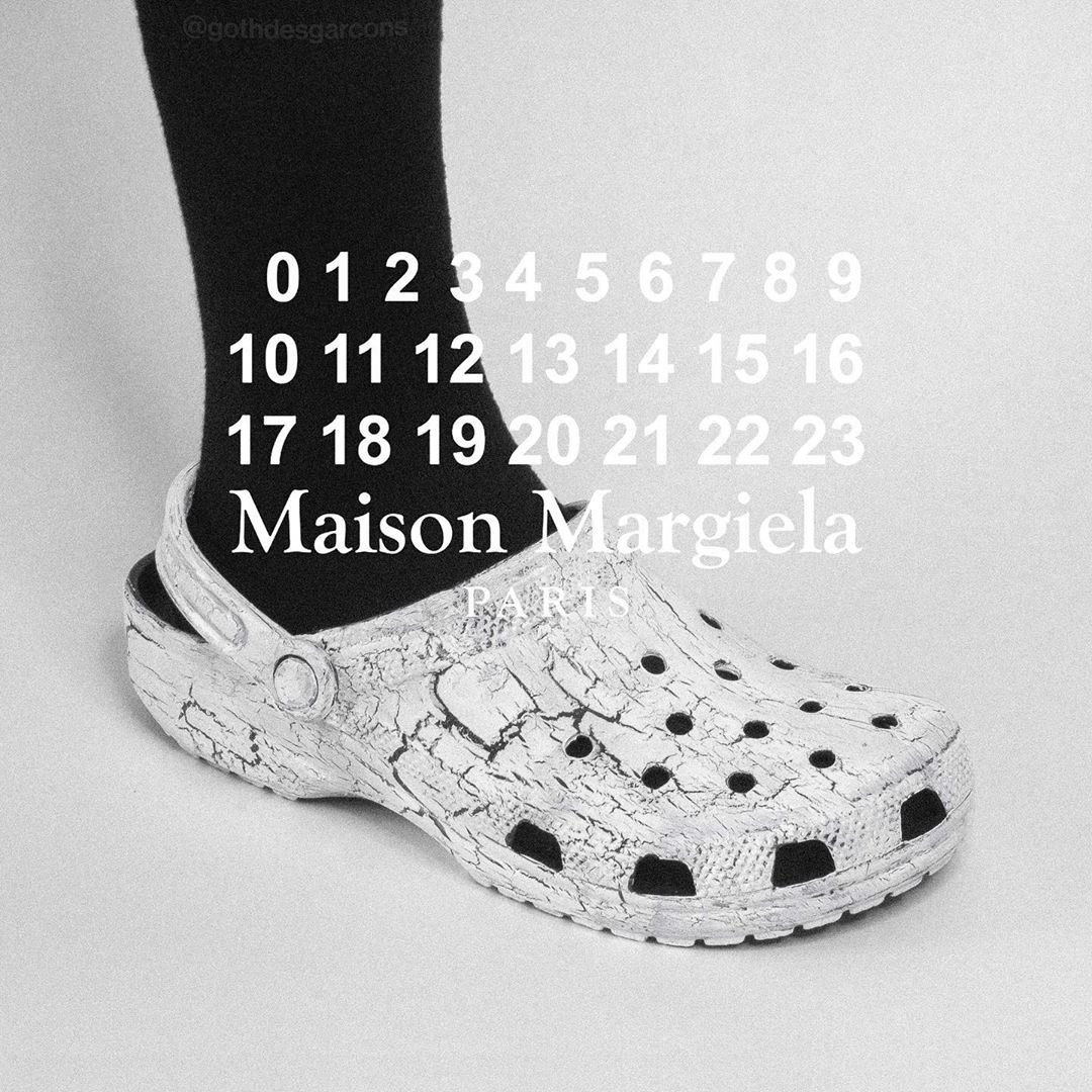 Teases Margiela-Inspired “Goth Crocs 