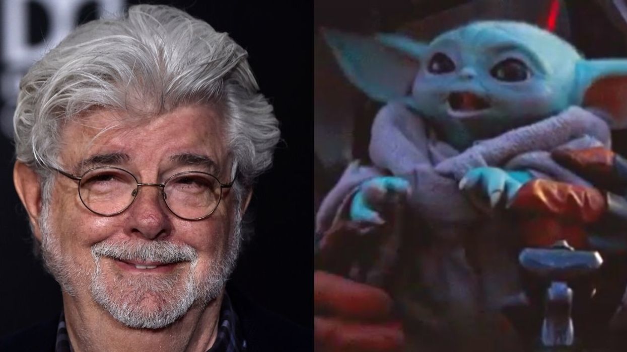 George Lucas Just Met Baby Yoda And Cradled Him Gently In His Arms To The Utter Delight Of Fans
