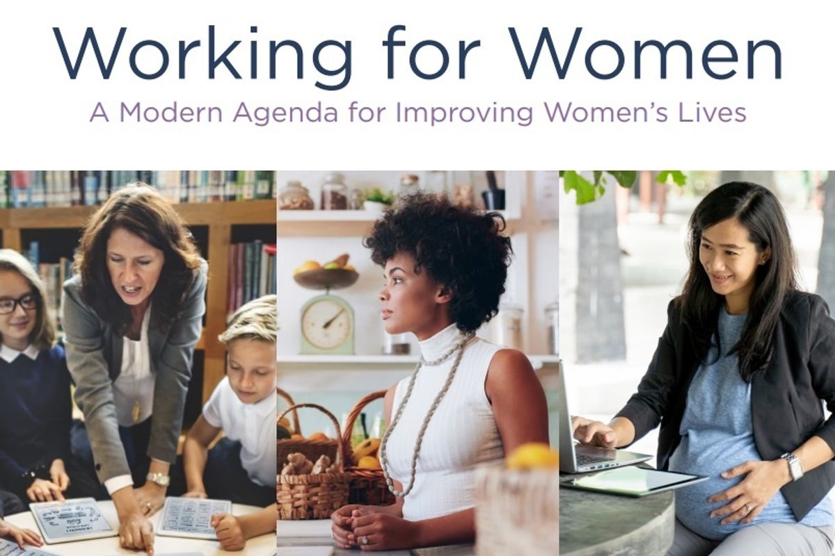 Rightwing 'Women's Forum': Diverse Stock Photos Demand Tax Cuts For The Rich