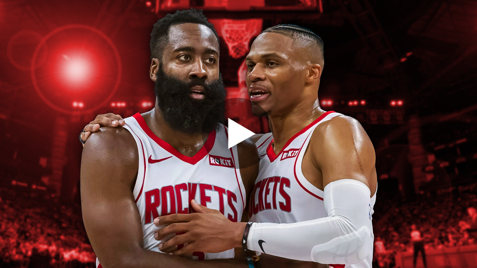 Rockets James Harden and Russell Westbrook