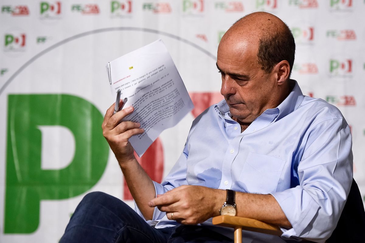 Zingaretti non resiste al virus e lo sfrutta per fare propaganda
