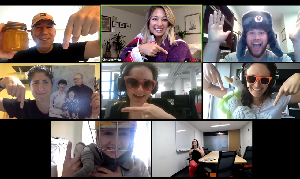 HubSpot has a large remote workforce that communicates via video conference.