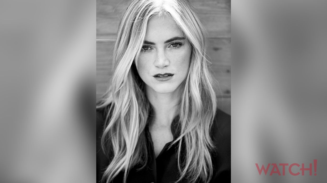 Black and white image of Emily Wickersham.