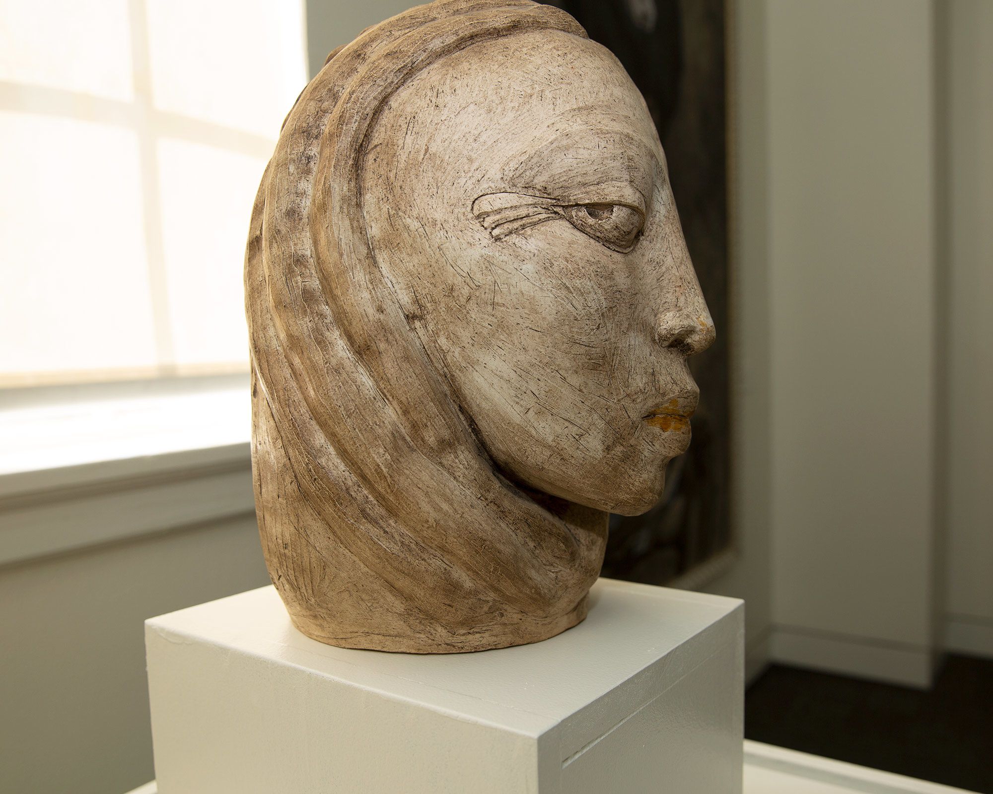 Sculpture by late Jamaican artist Gene Pearson.