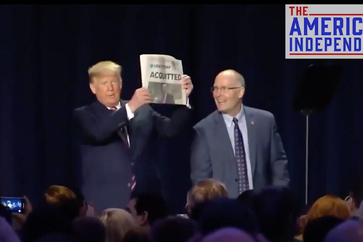 Trump Vows At Prayer Breakfast To Hunt Down Jesus's Real Killers, The Democrats Who Impeached Him