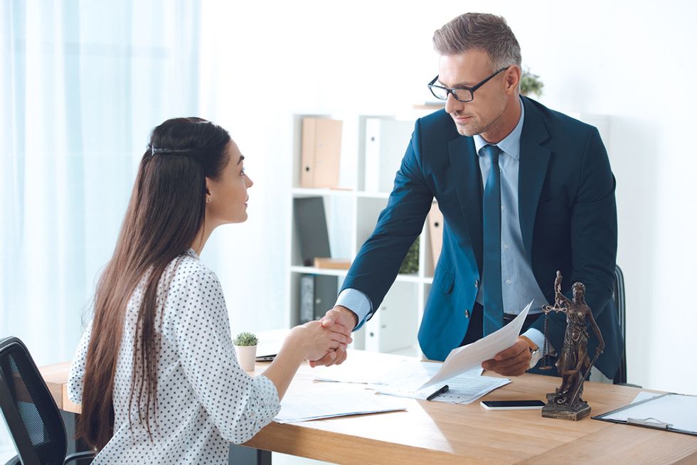 Lawyer persevered through a difficult case for his client