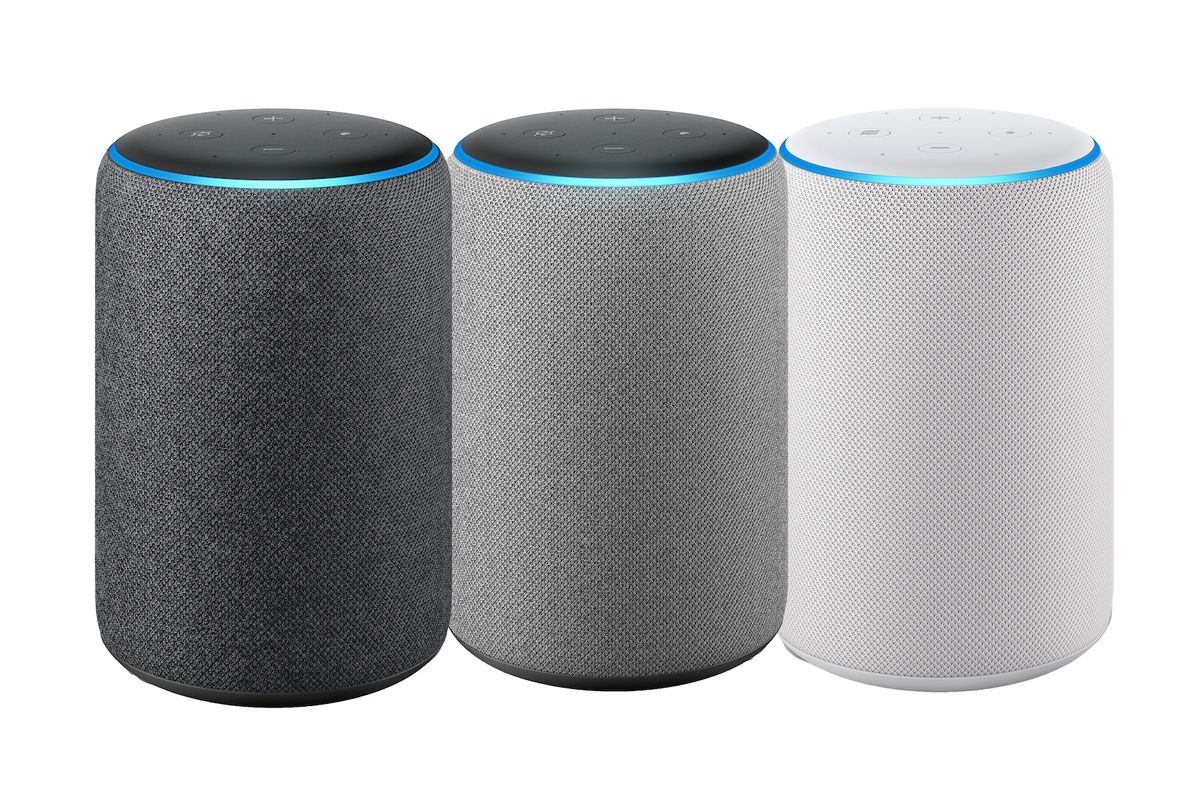 Amazon Echo smart speakers