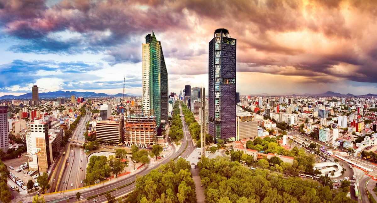 Mexico City Skyline