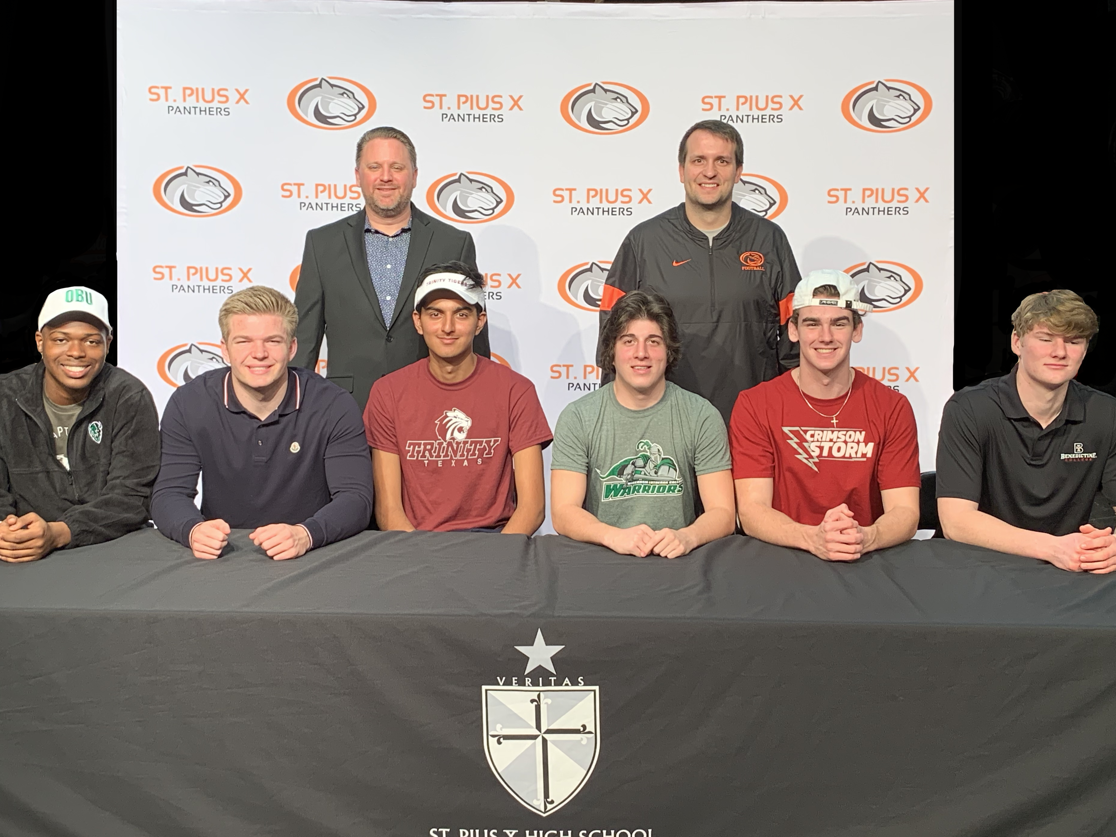 St. Pius X has six athletes sign NLIs on National Signing Day