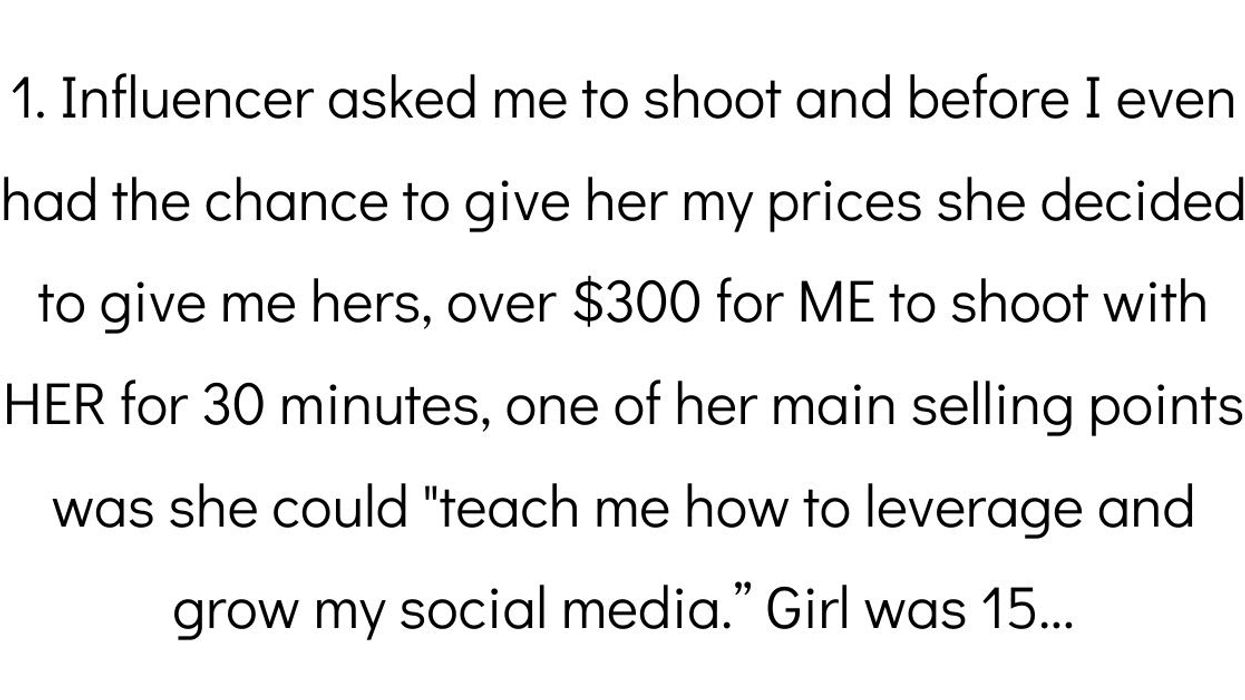 Photographers Share The Most Outrageous Requests They've Gotten From 'Influencers'